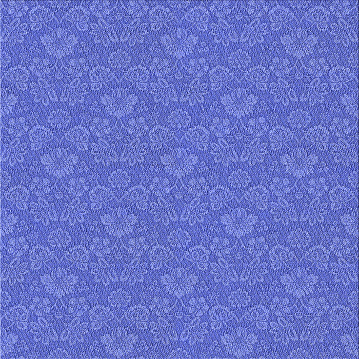 Round Patterned Sky Blue Rug, pat889blu