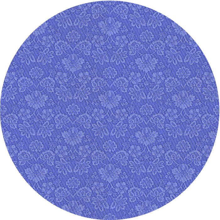 Square Patterned Sky Blue Rug, pat889blu