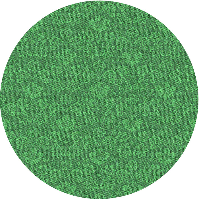 Square Patterned Forest Green Rug, pat889grn