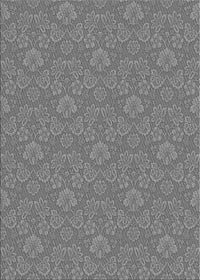 Machine Washable Transitional Carbon Gray Rug, wshpat889gry