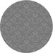 Square Machine Washable Transitional Carbon Gray Rug in a Living Room, wshpat889gry