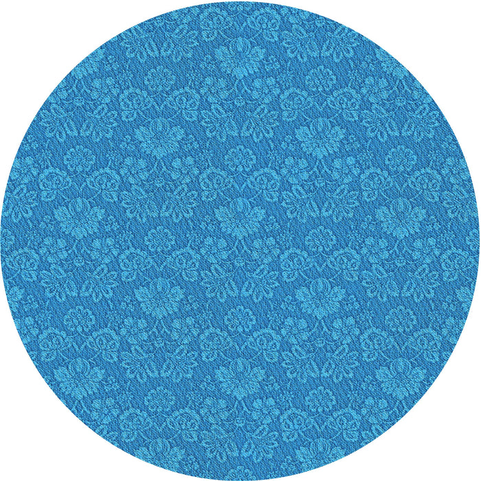 Square Machine Washable Transitional Blue Rug in a Living Room, wshpat889lblu