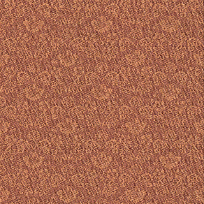 Round Machine Washable Transitional Mahogany Brown Rug, wshpat889org