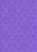 Machine Washable Transitional Purple Rug, wshpat889pur