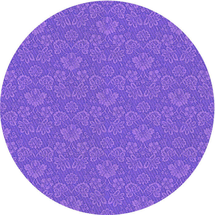 Square Machine Washable Transitional Purple Rug in a Living Room, wshpat889pur