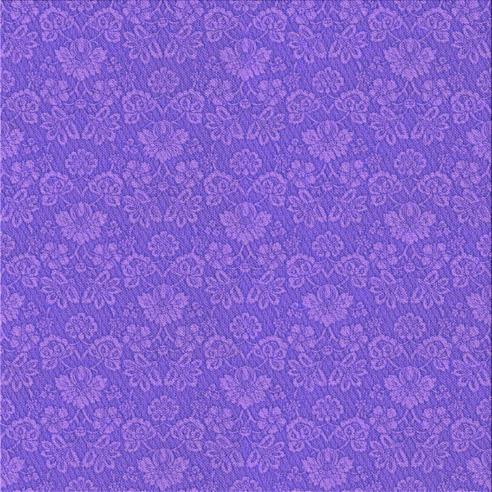 Round Machine Washable Transitional Purple Rug, wshpat889pur