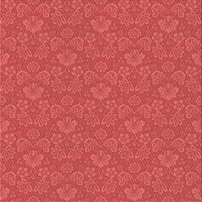 Round Patterned Red Rug, pat889rd