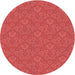 Square Machine Washable Transitional Red Rug in a Living Room, wshpat889rd