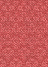 Machine Washable Transitional Red Rug, wshpat889rd