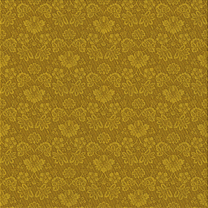 Round Patterned Dark Bisque Brown Rug, pat889yw