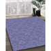 Machine Washable Transitional Deep Periwinkle Purple Rug in a Family Room, wshpat889