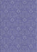 Patterned Deep Purple Novelty Rug, pat889