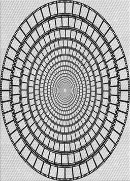 Patterned Gray Novelty Rug, pat88