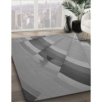 Patterned Ash Gray Rug, pat89gry