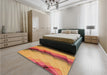 Patterned Red Rug in a Bedroom, pat89org