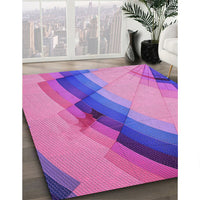 Patterned Violet Purple Rug, pat89pur