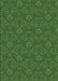 Patterned Dark Lime Green Rug, pat890grn