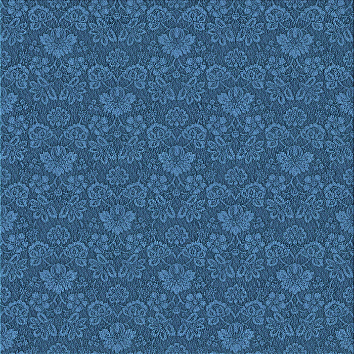 Round Machine Washable Transitional Blue Rug, wshpat890lblu