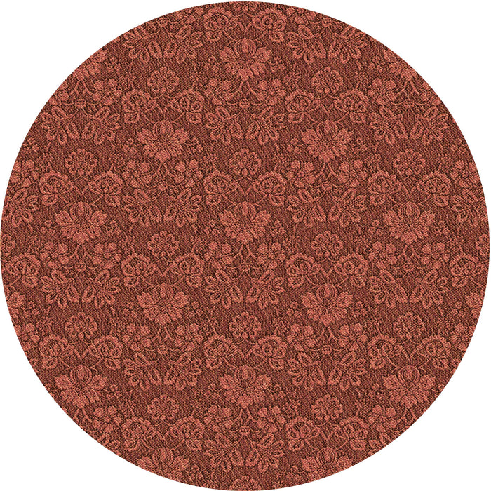 Square Patterned Red Rug, pat890org