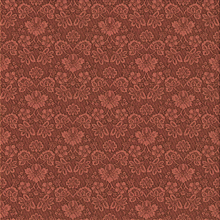 Round Machine Washable Transitional Red Rug, wshpat890org