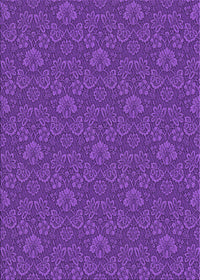 Machine Washable Transitional Bright Purple Rug, wshpat890pur