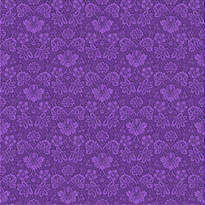 Round Patterned Bright Purple Rug, pat890pur
