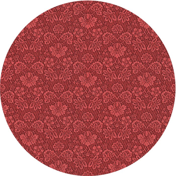 Square Patterned Red Rug, pat890rd