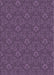 Patterned Dark Purple Novelty Rug, pat890