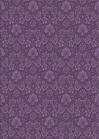 Machine Washable Transitional Dark Purple Rug, wshpat890