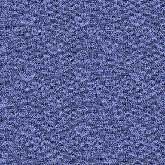 Round Machine Washable Transitional Light Slate Blue Rug, wshpat891blu