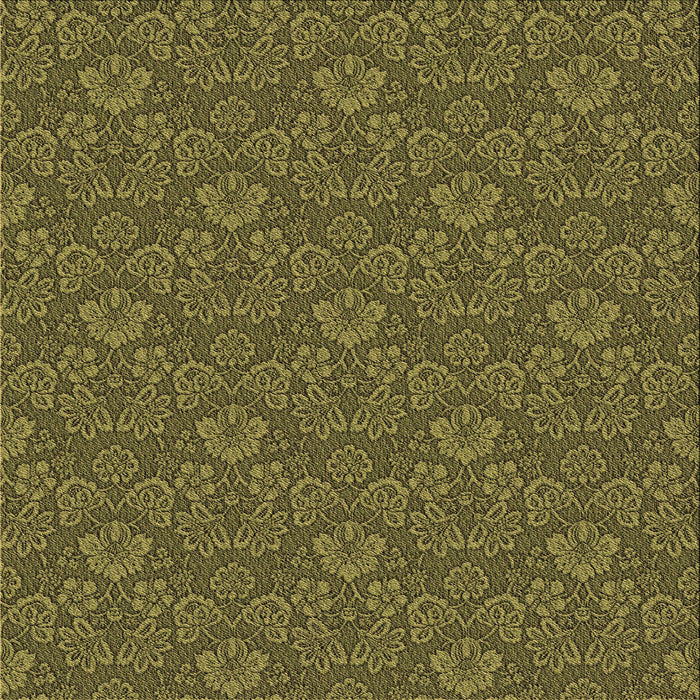 Round Patterned Milk Chocolate Brown Rug, pat891brn