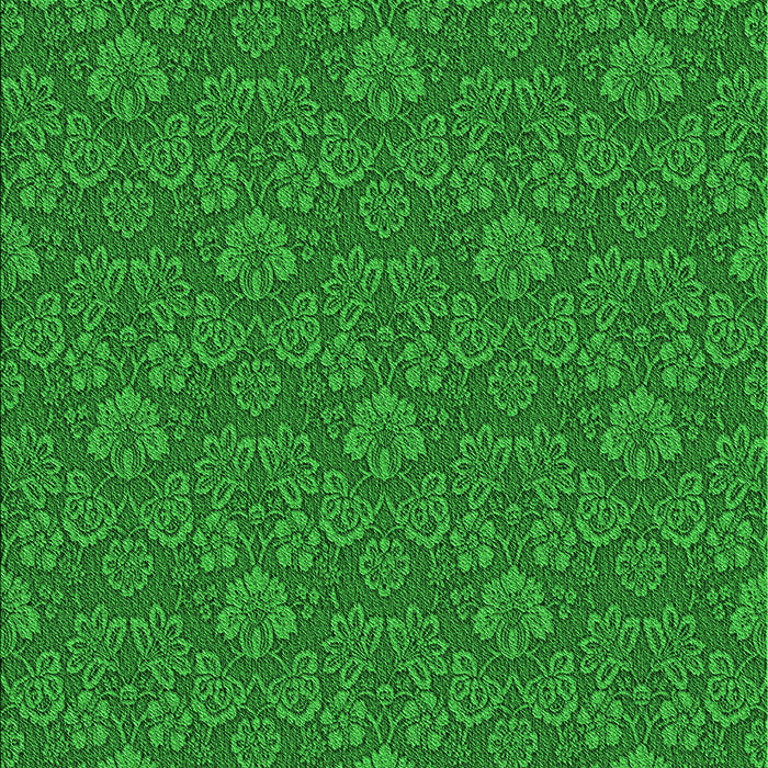 Patterned Green Rug, pat891grn