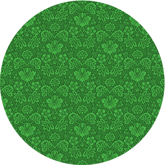 Square Patterned Green Rug, pat891grn