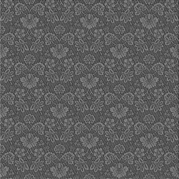 Round Machine Washable Transitional Dark Gray Black Rug, wshpat891gry