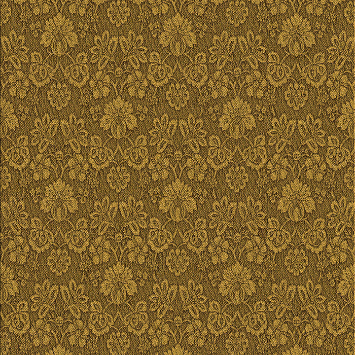 Patterned Dark Bronze Brown Rug, pat891org