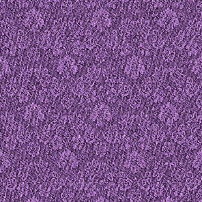 Machine Washable Transitional Purple Rug, wshpat891pur