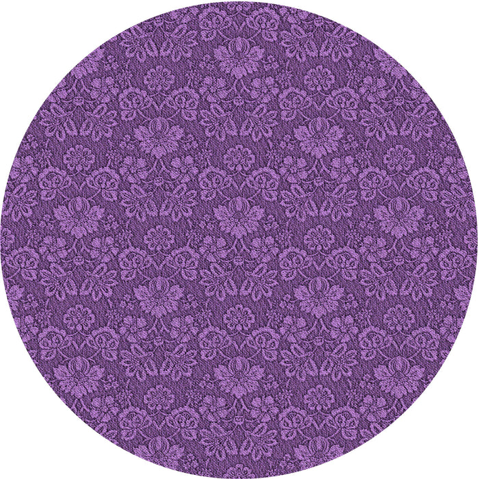 Square Machine Washable Transitional Purple Rug in a Living Room, wshpat891pur