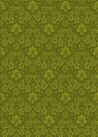 Machine Washable Transitional Pistachio Green Rug, wshpat891yw