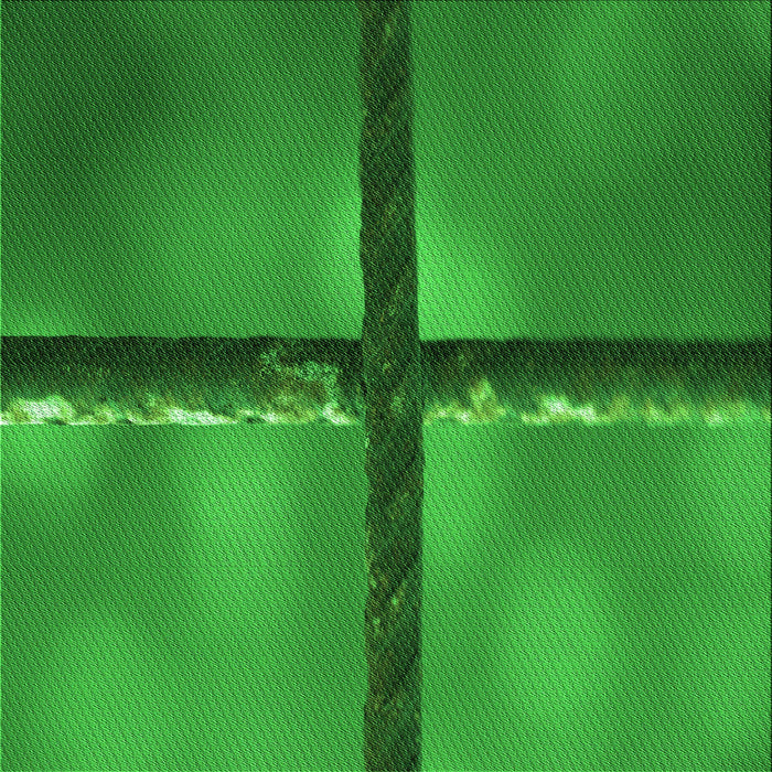 Round Patterned Green Rug, pat892grn