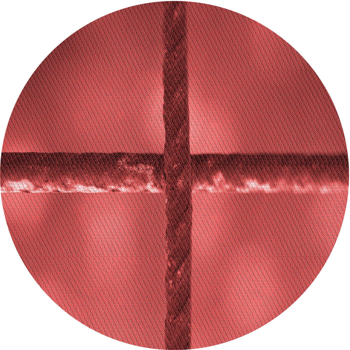 Square Patterned Red Rug, pat892rd