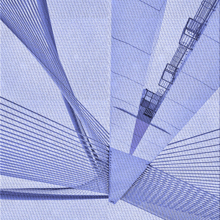 Patterned Light Slate Blue Rug, pat893blu