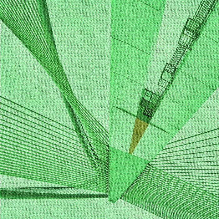 Patterned Jade Green Rug, pat893grn