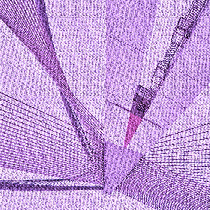 Patterned Purple Rug, pat893pur