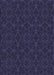 Patterned Deep Periwinkle Purple Rug, pat894blu