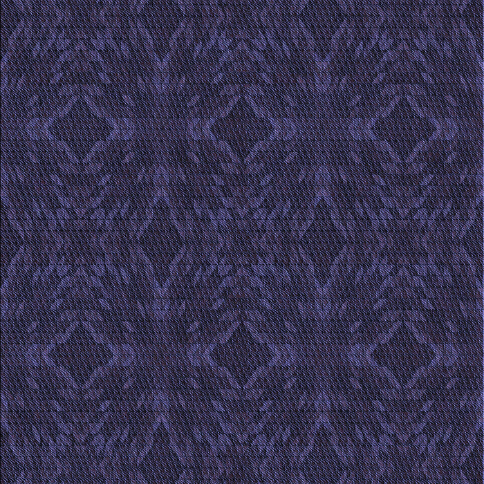 Patterned Deep Periwinkle Purple Rug, pat894blu