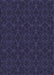 Machine Washable Transitional Deep Periwinkle Purple Rug, wshpat894blu