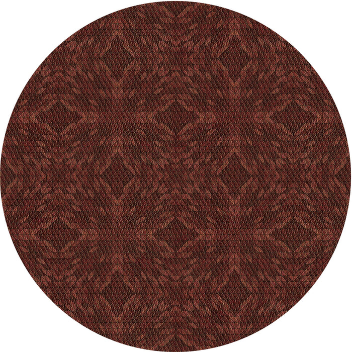 Square Patterned Red Red Rug, pat894brn