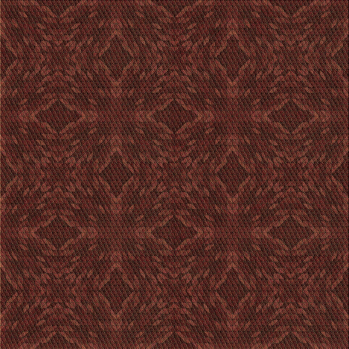 Round Patterned Red Red Rug, pat894brn