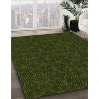 Patterned Midnight Gray Rug, pat894grn
