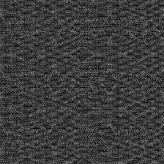 Round Patterned Charcoal Black Rug, pat894gry